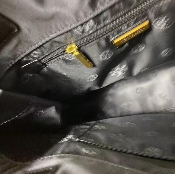 Tory Burch Ella Logo Tote Bag Black - Picture 3 of 5